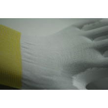 SRSAFETY 13 gauge coated white PU on palm for safety working gloves